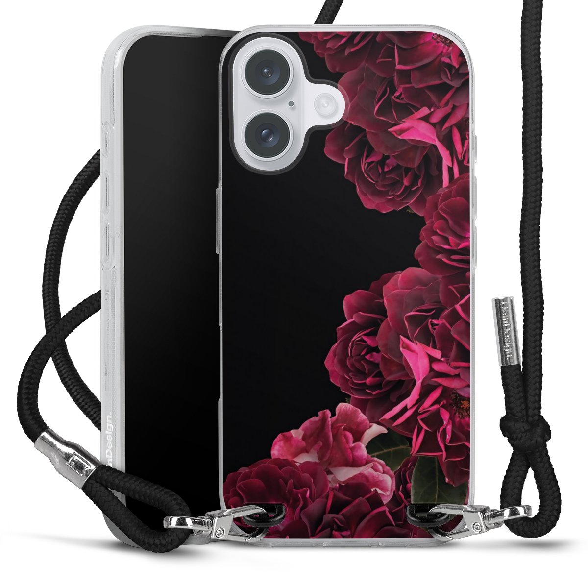 Rose vintage su nero