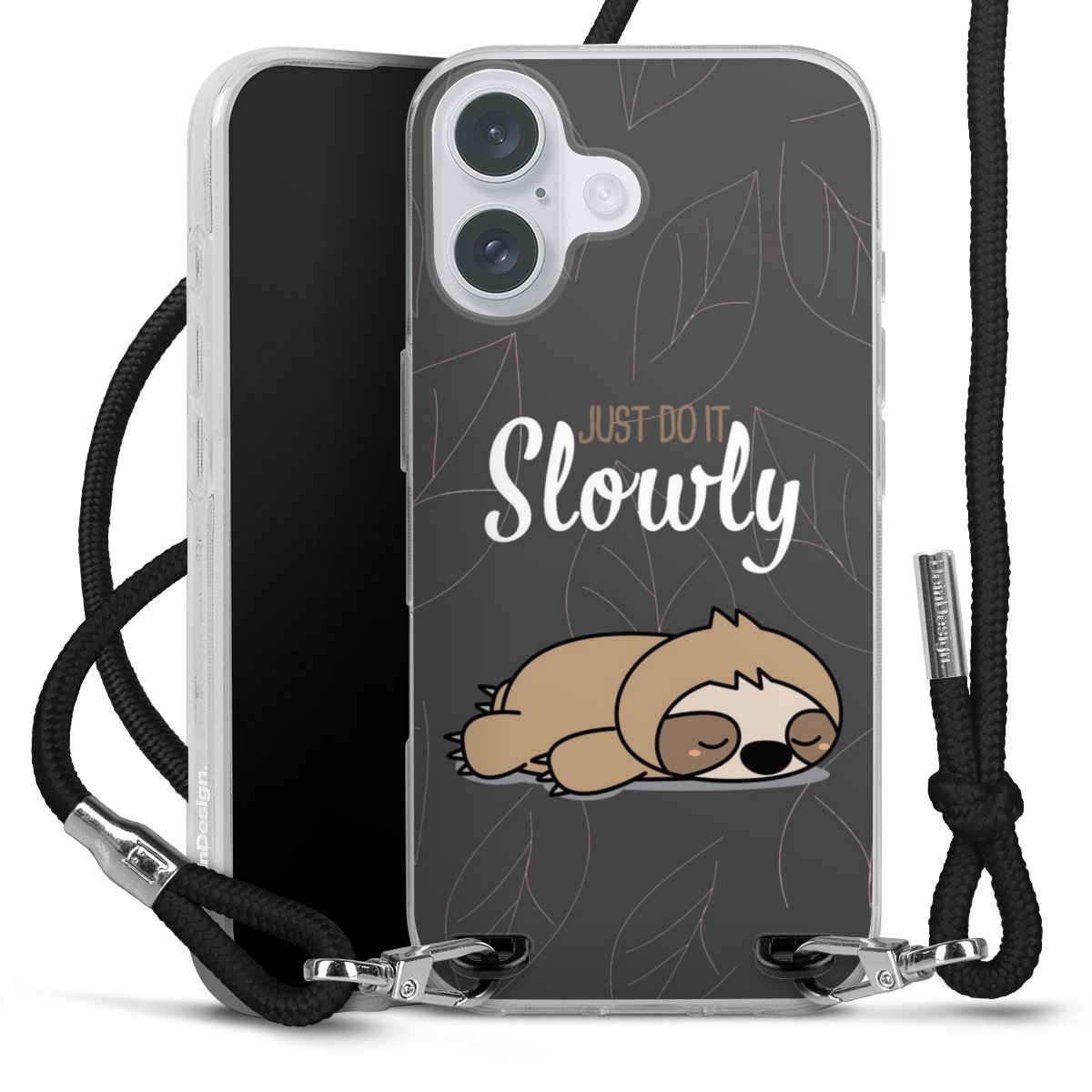 Just Do It Slowly Sloth Grey