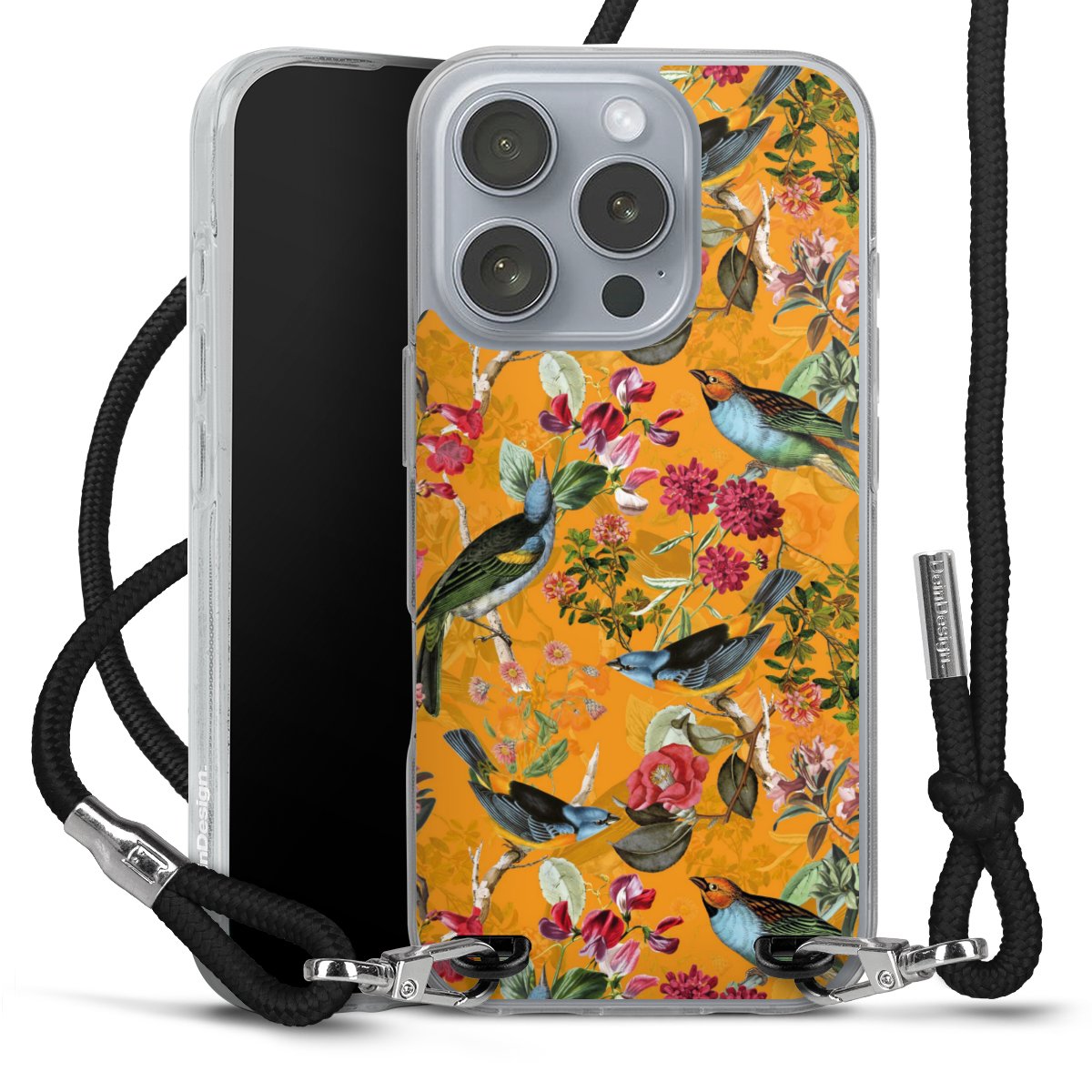 Vogels Bloemen Behang