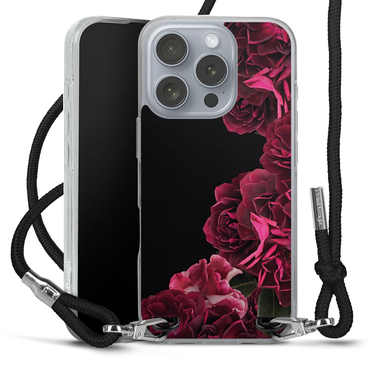 Rose vintage su nero