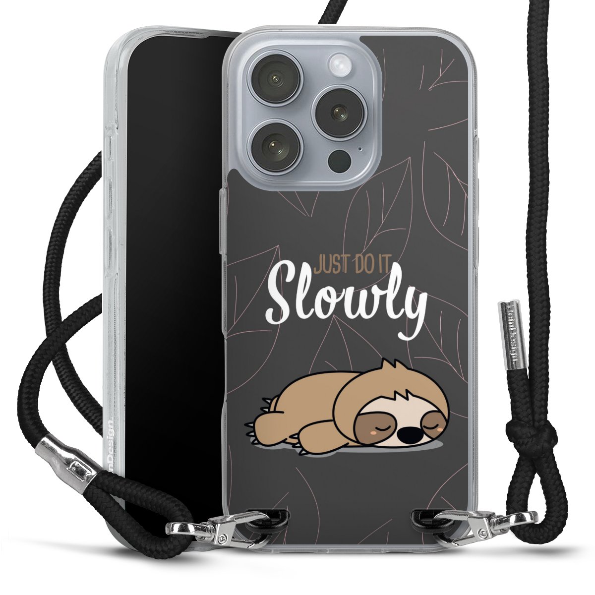 Just Do It Slowly Sloth Grey