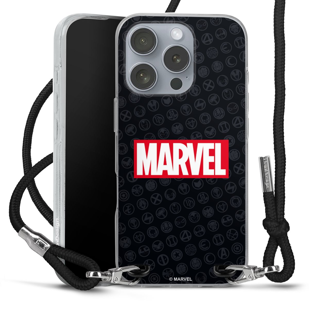 Marvel Logo Black Red 