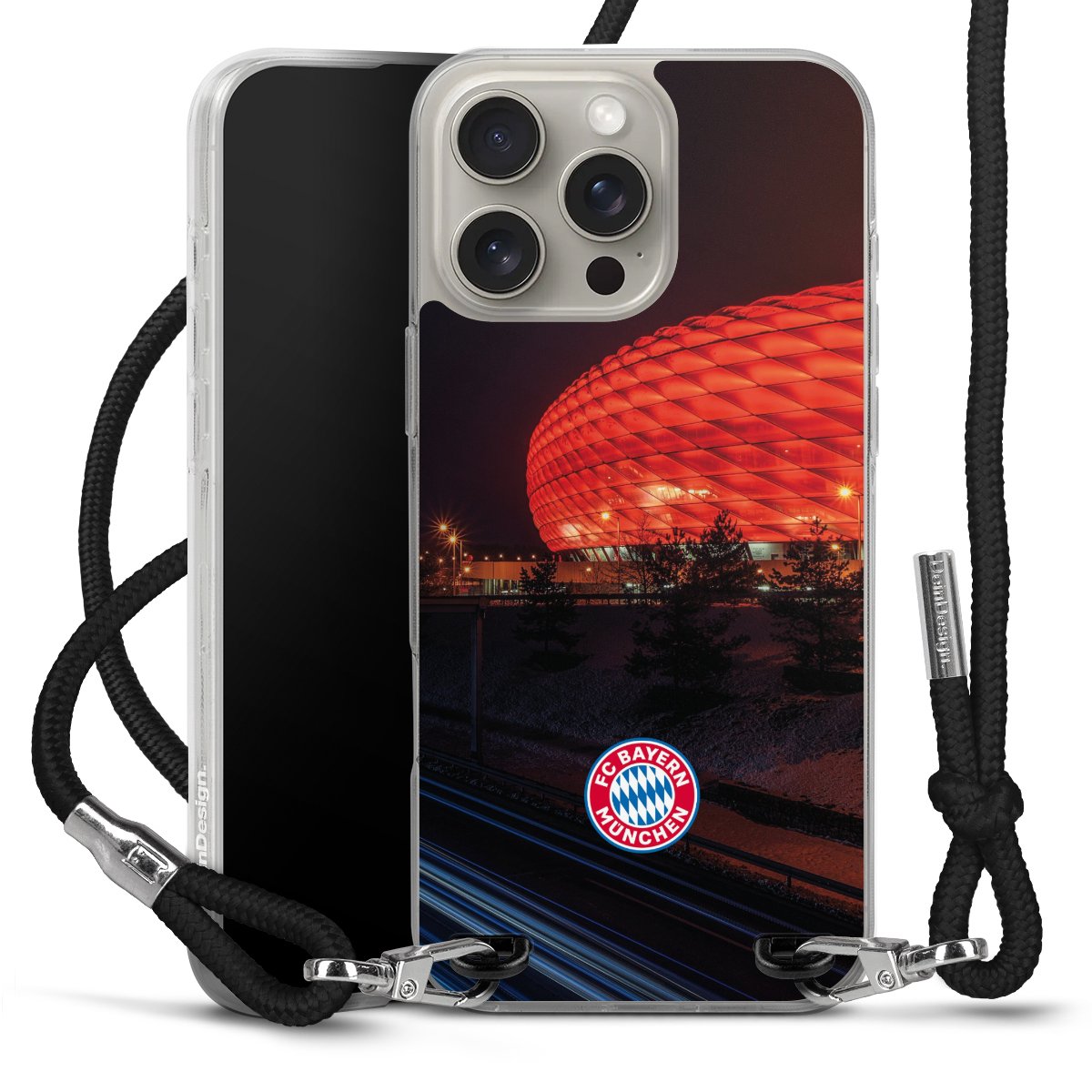 Allianz Arena bei Nacht FCB