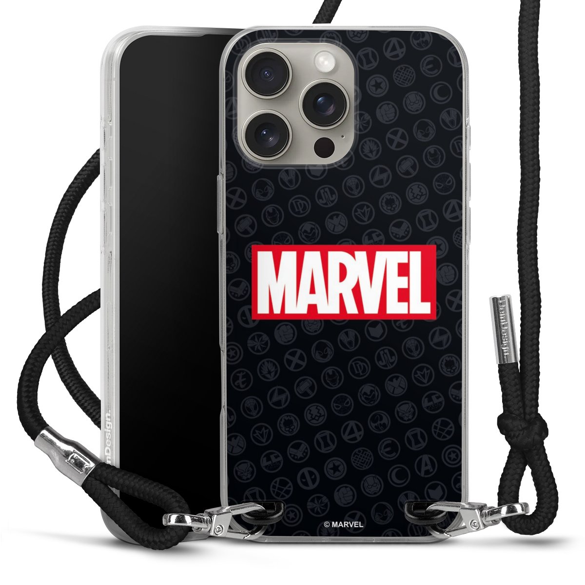 Marvel Logo Black Red 