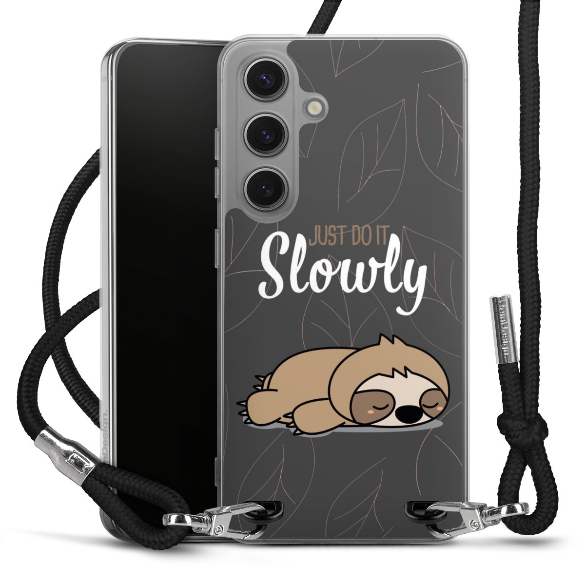 Just Do It Slowly Sloth Grey
