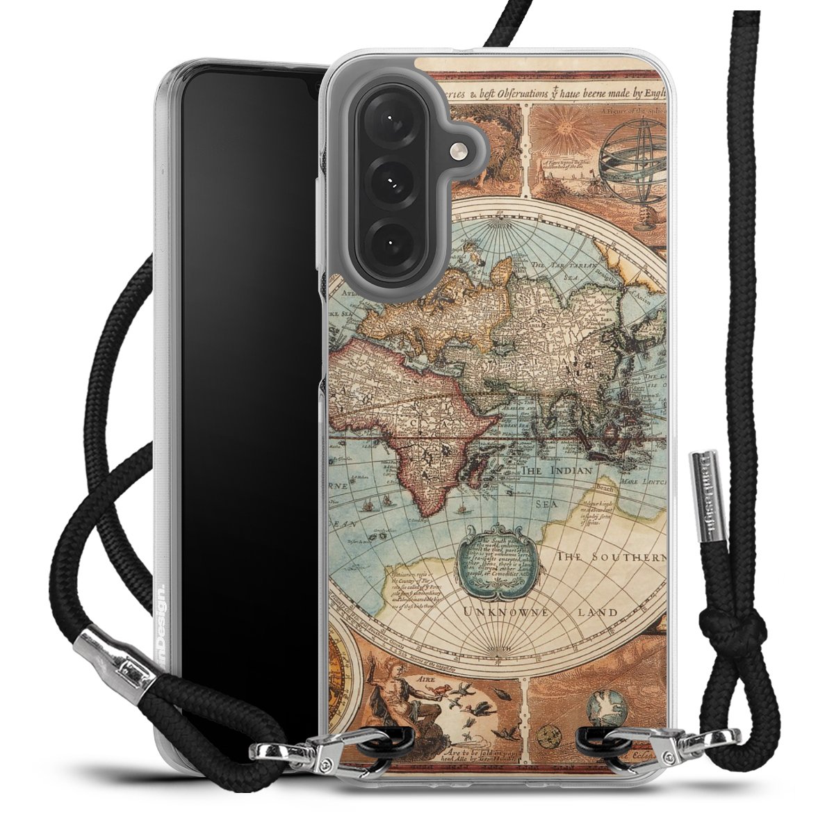 Mappa del mondo vintage