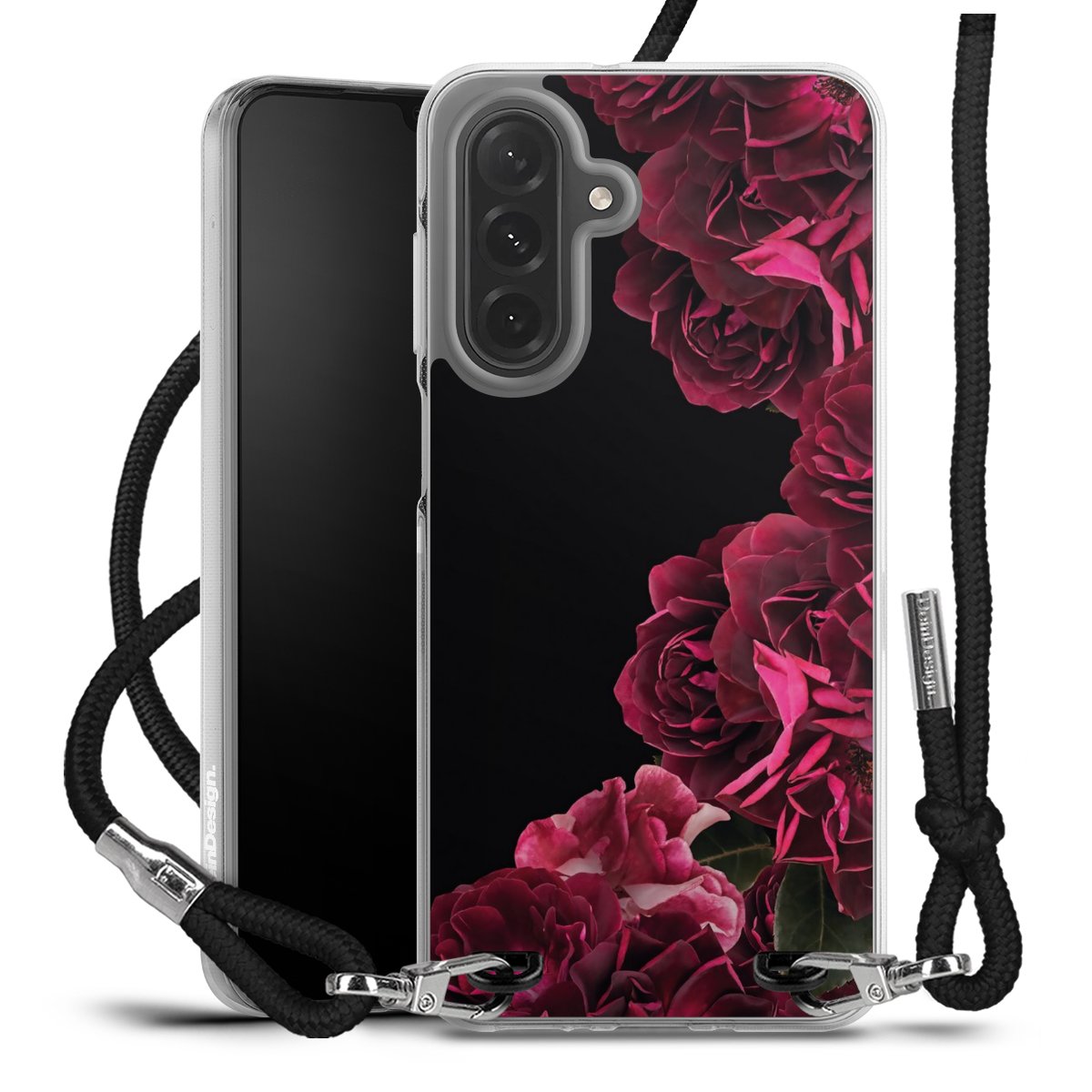 Rose vintage su nero