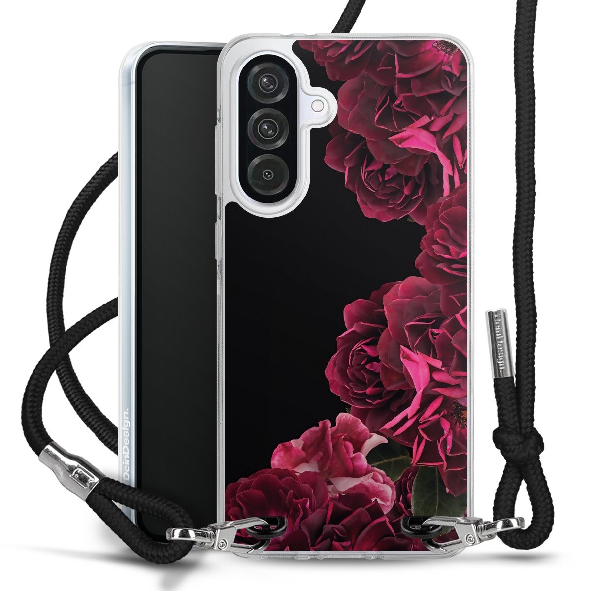 Rose vintage su nero