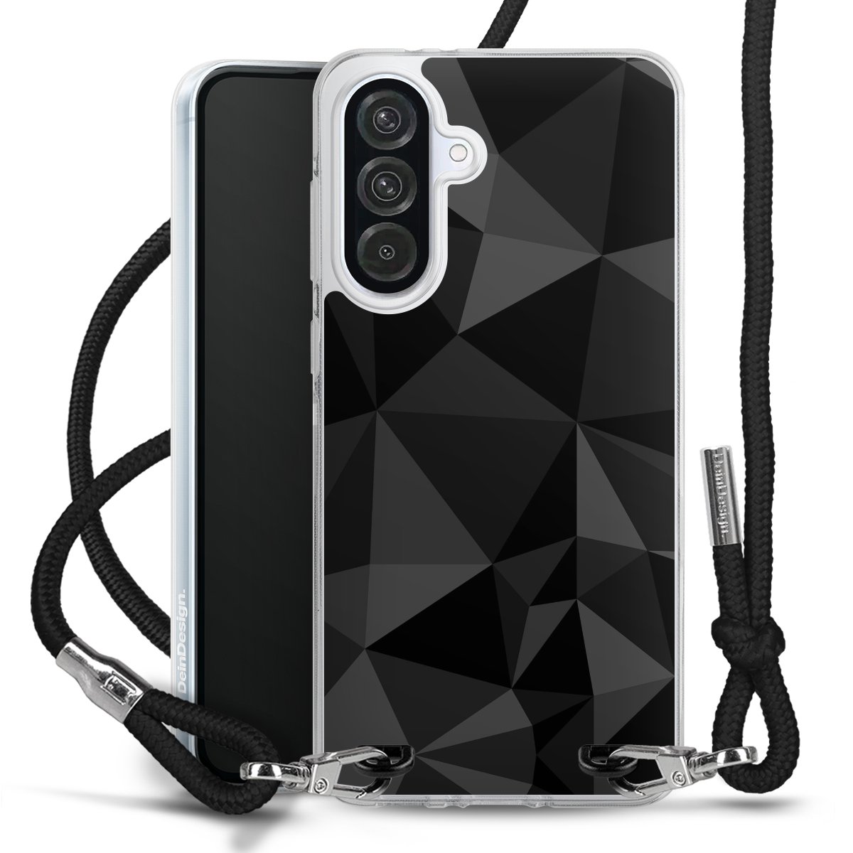 Motif Polygone Noir