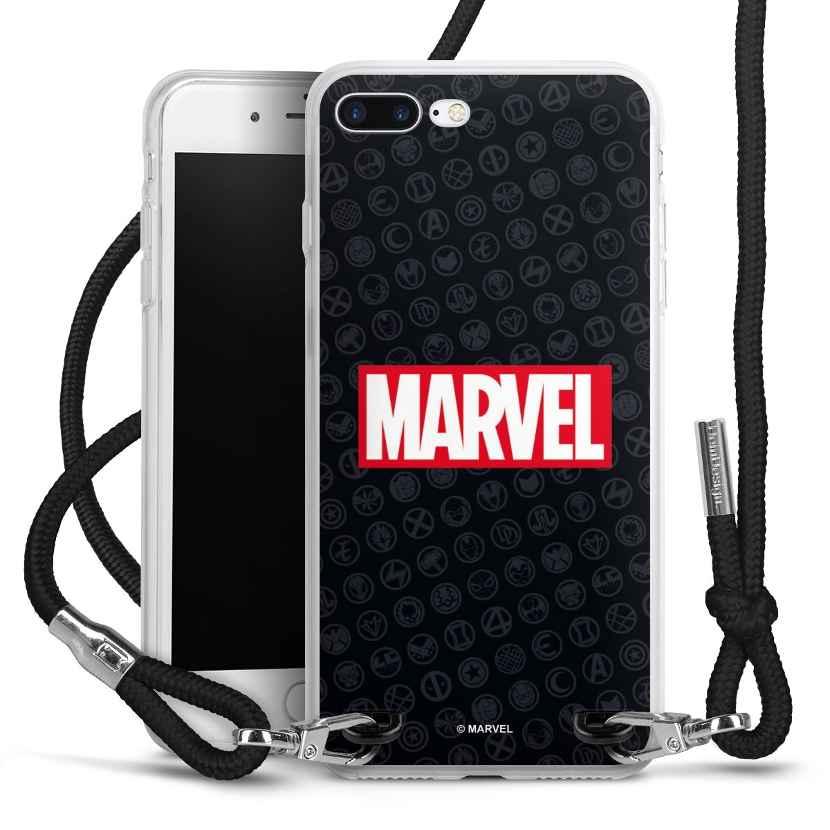 Marvel Logo Black Red 