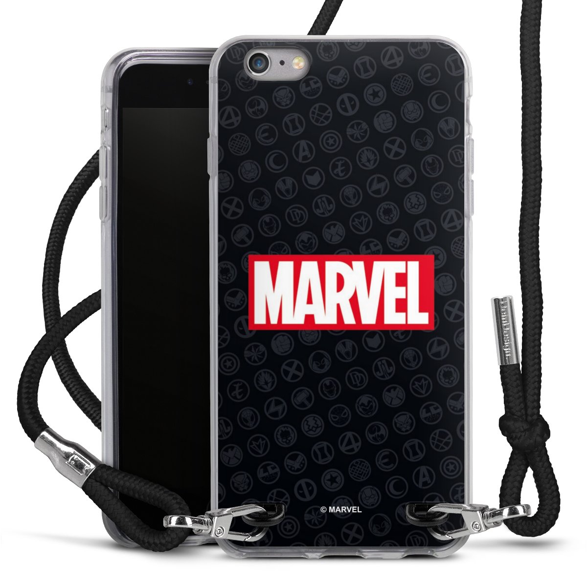 Marvel Logo Black Red 