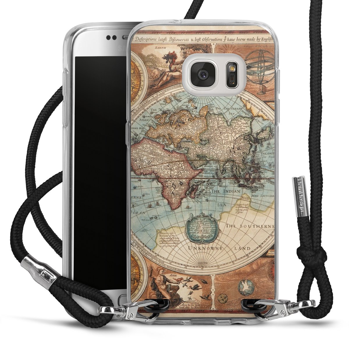 Mappa del mondo vintage