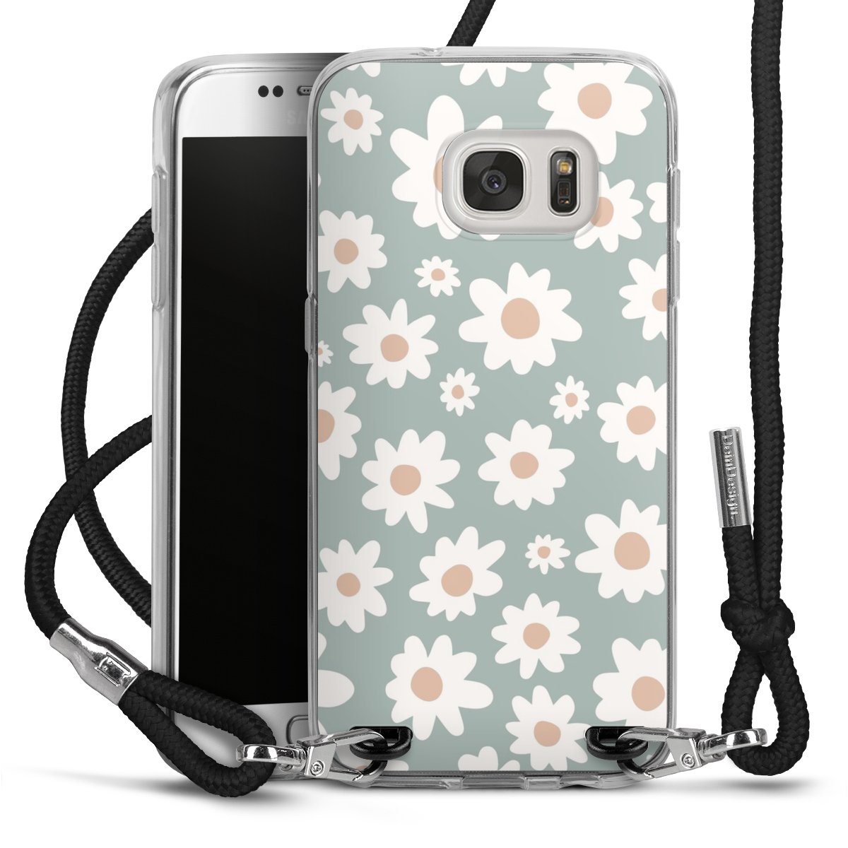 Gänseblümchen Muster grün