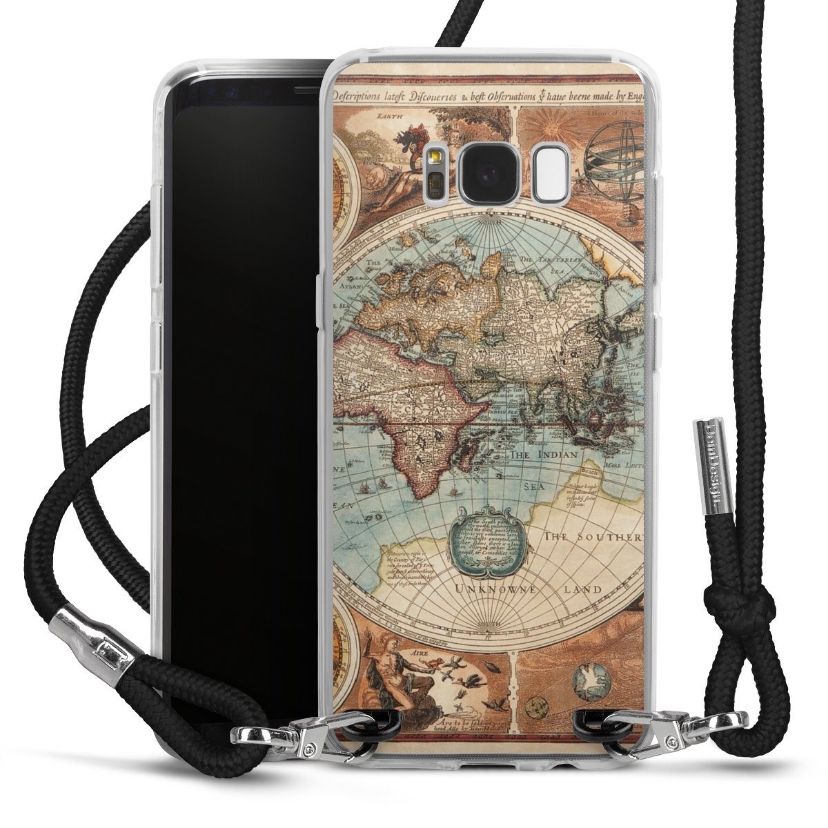 Mappa del mondo vintage