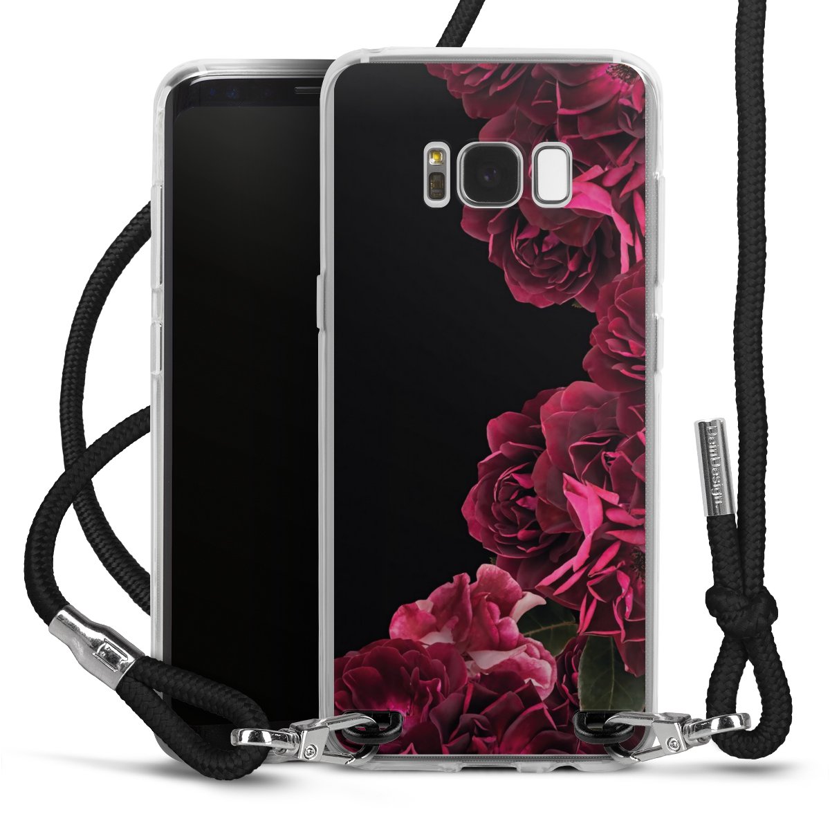 Rose vintage su nero