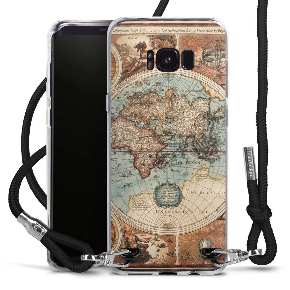 Mappa del mondo vintage