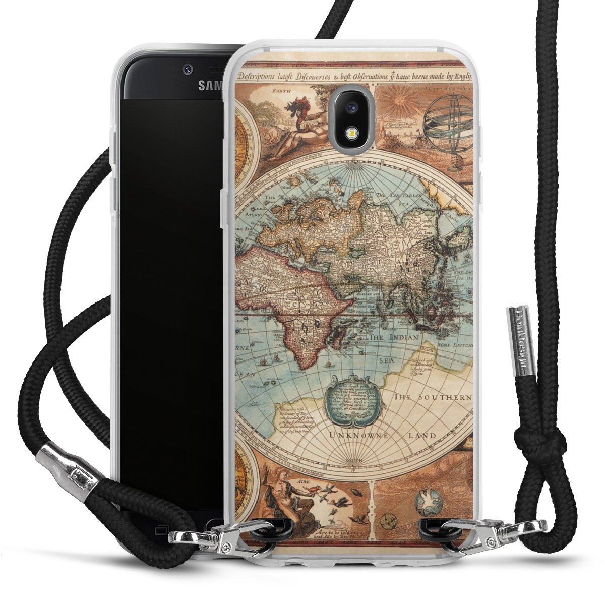 Mappa del mondo vintage