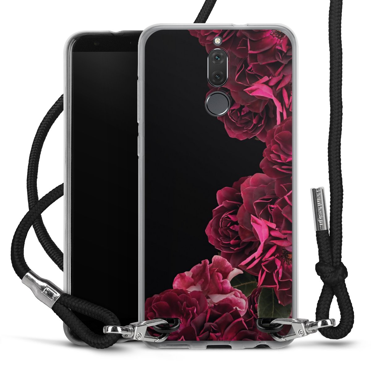 Rose vintage su nero