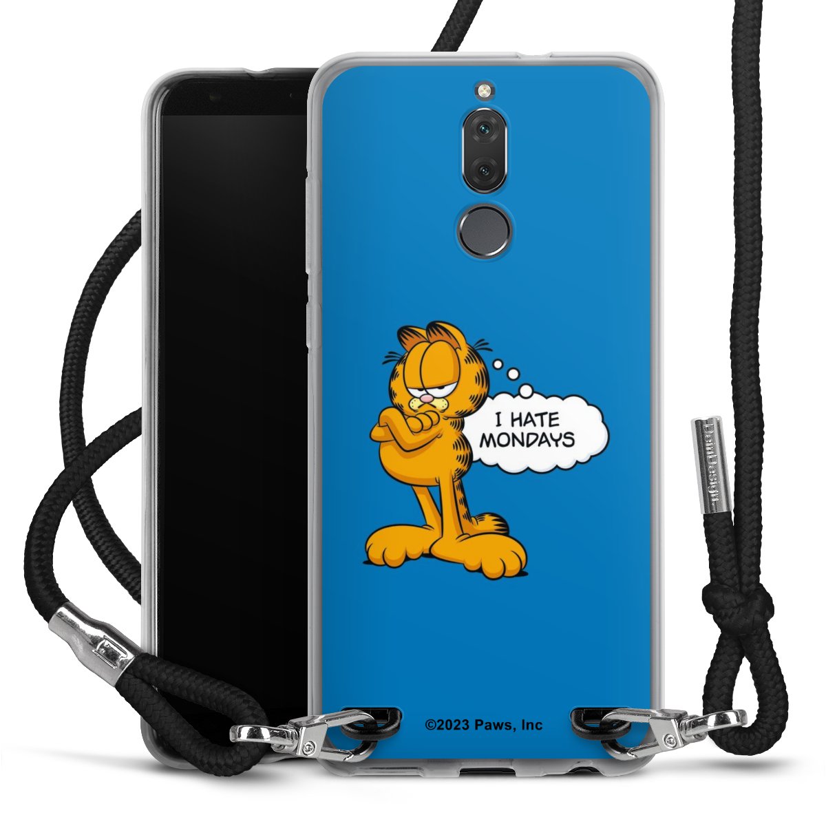 Garfield Ik haat maandagen blauw