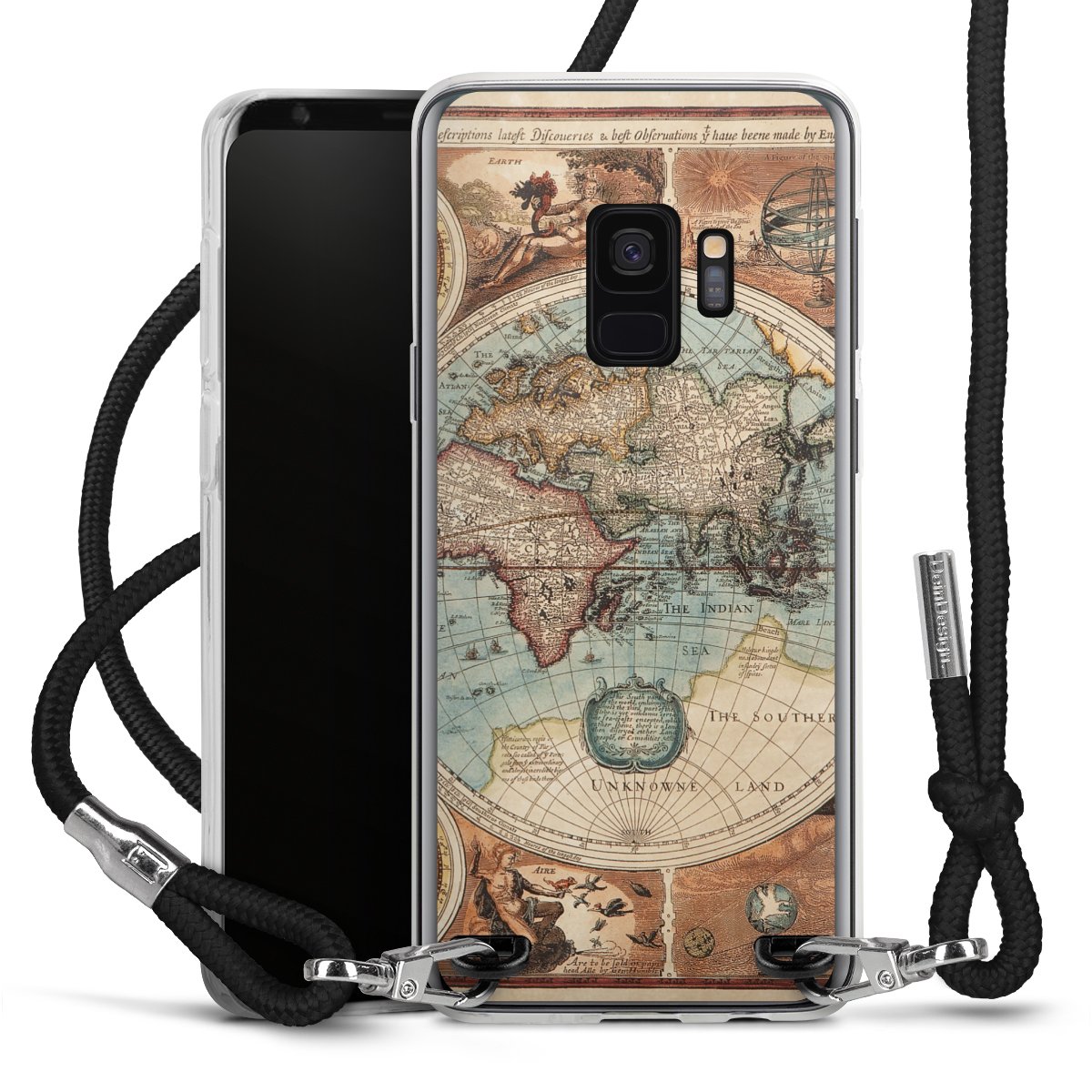Mappa del mondo vintage