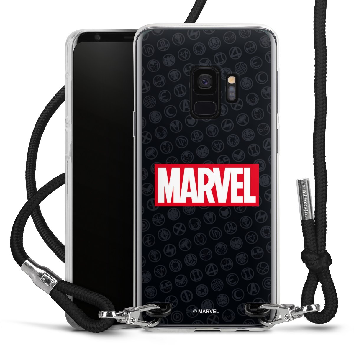 Marvel Logo Black Red 