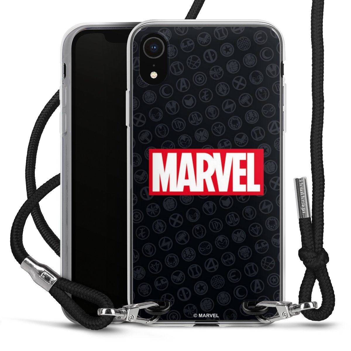 Marvel Logo Black Red 