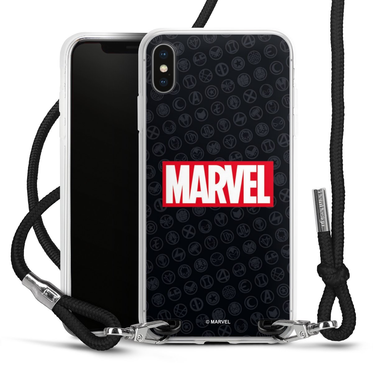 Marvel Logo Black Red 