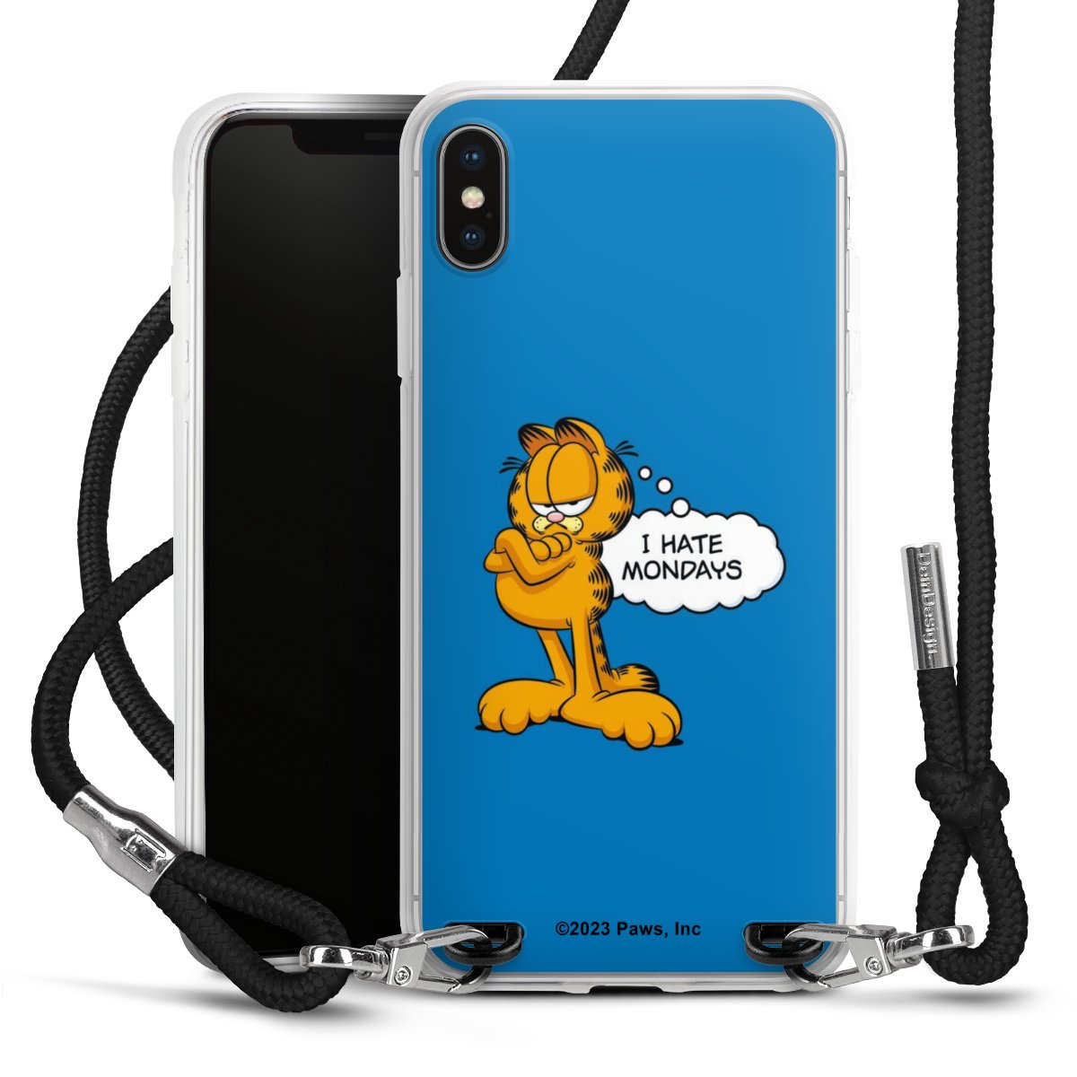 Garfield Ik haat maandagen blauw