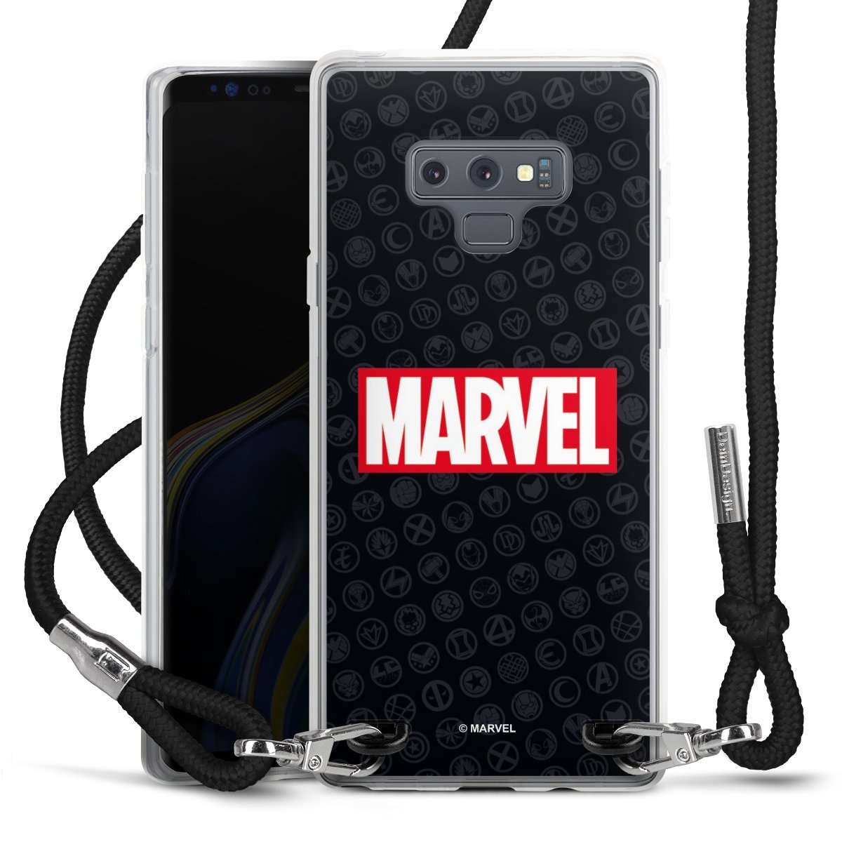 Marvel Logo Black Red 