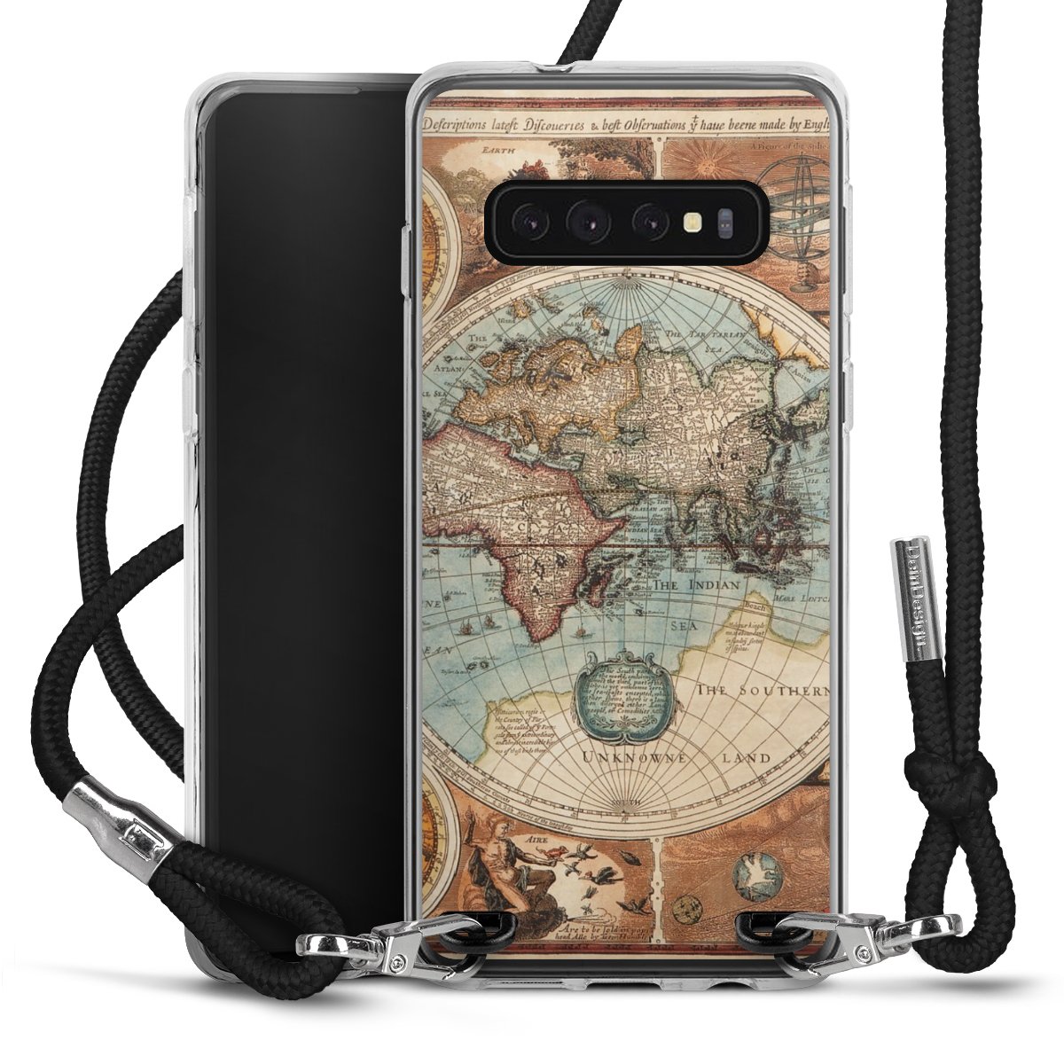 Mappa del mondo vintage