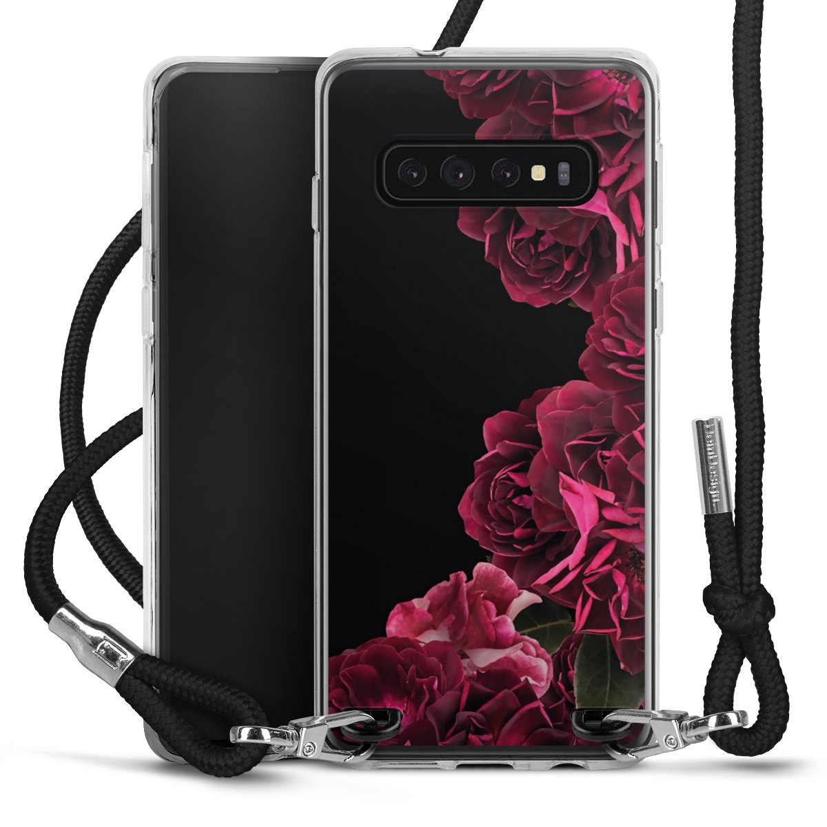Rose vintage su nero