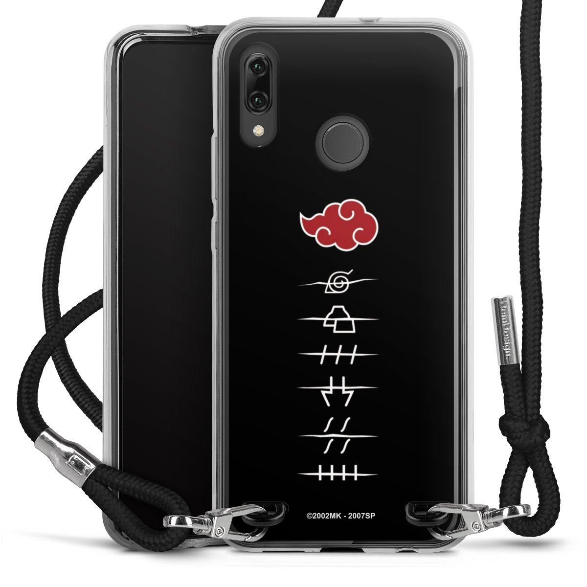 Symboles des membres de l'Akatsuki noirs