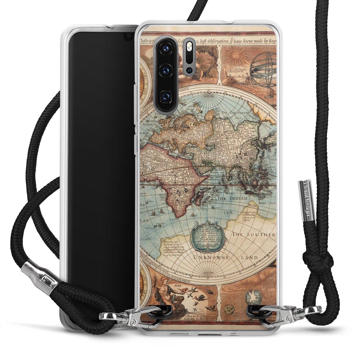 Mappa del mondo vintage