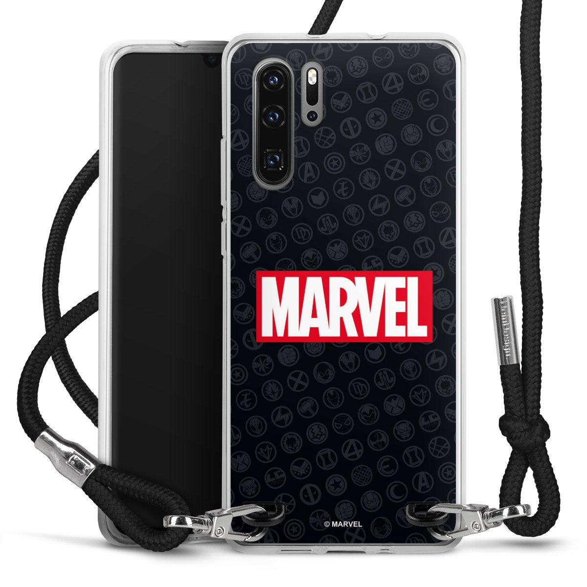 Marvel Logo Black Red 