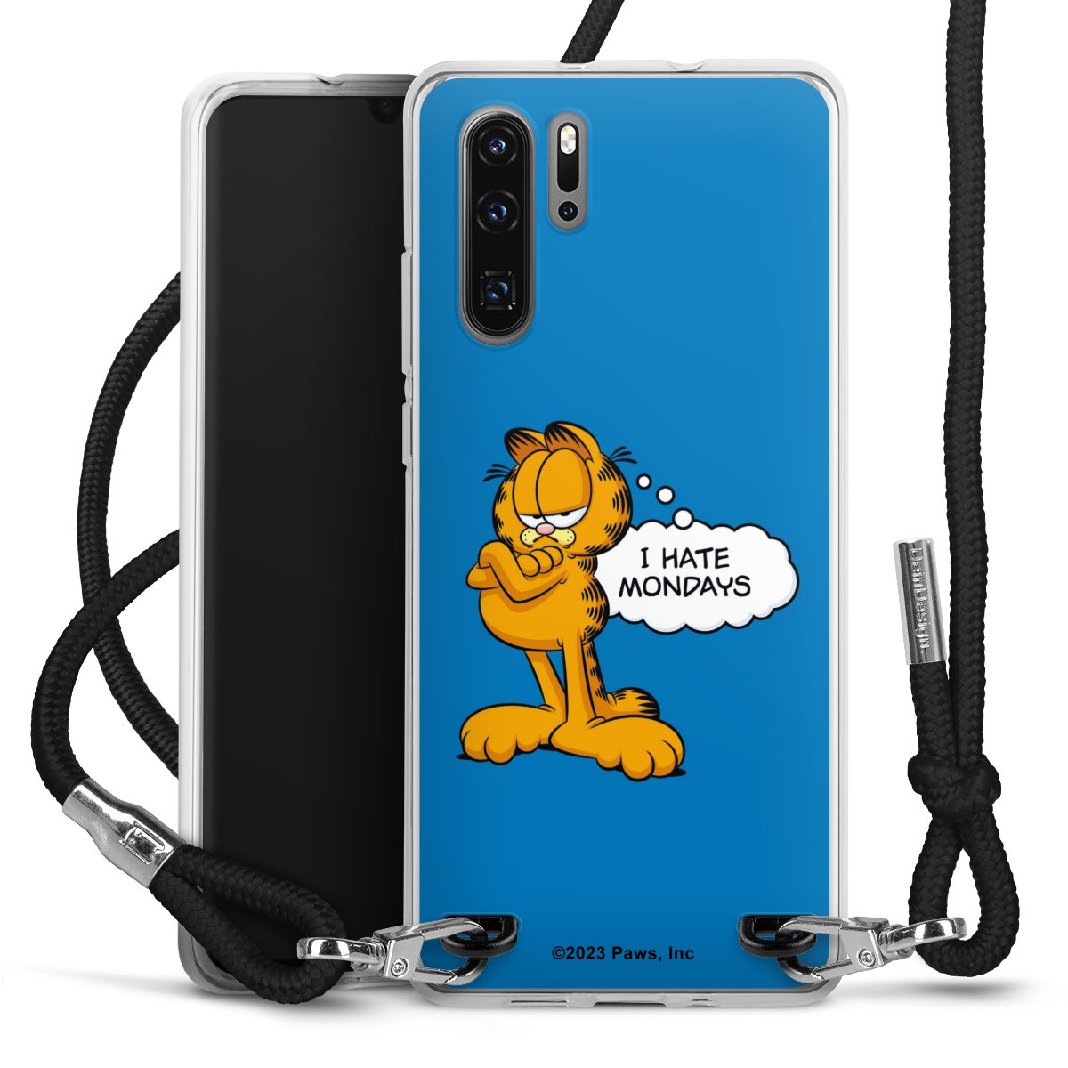 Garfield Ik haat maandagen blauw