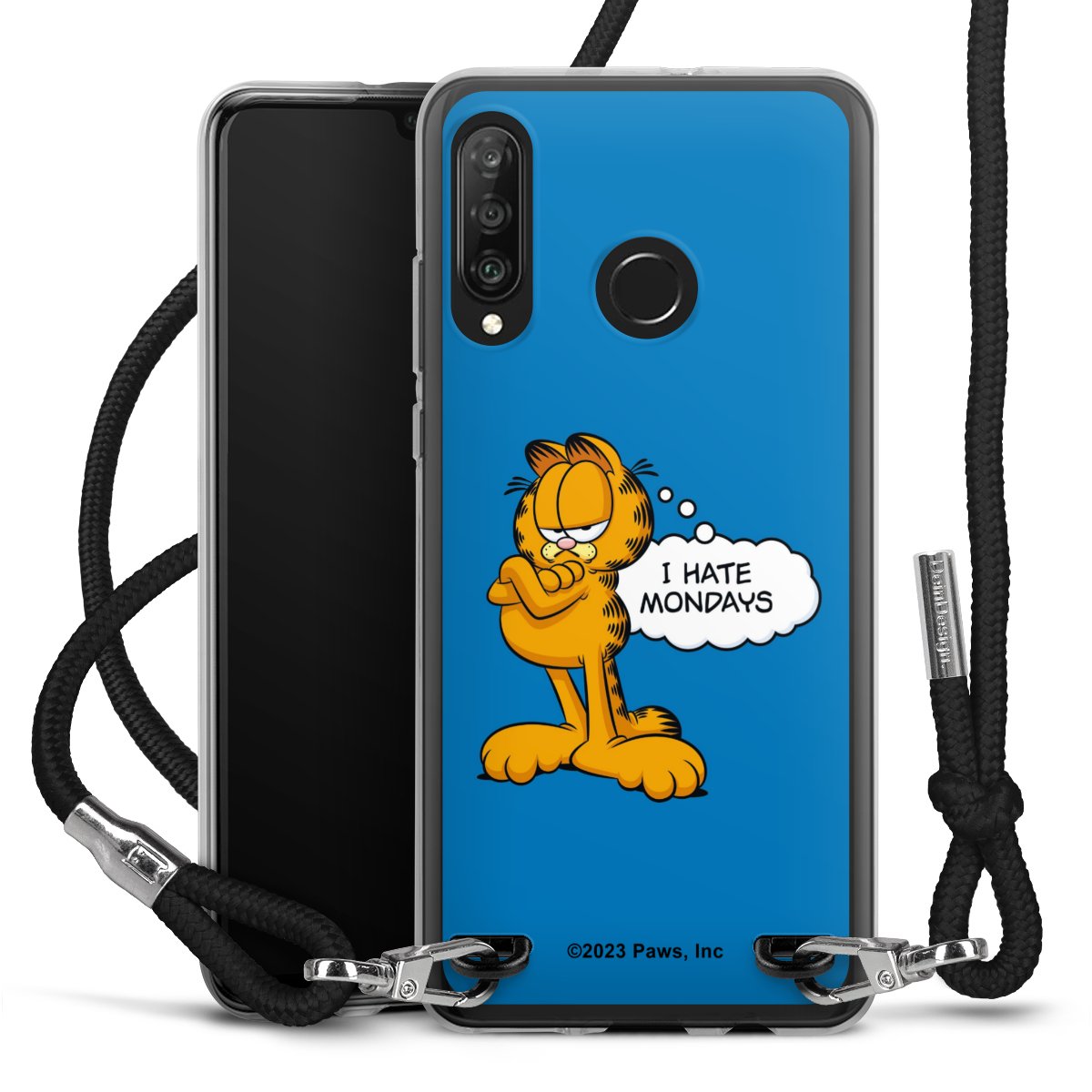 Garfield Ik haat maandagen blauw