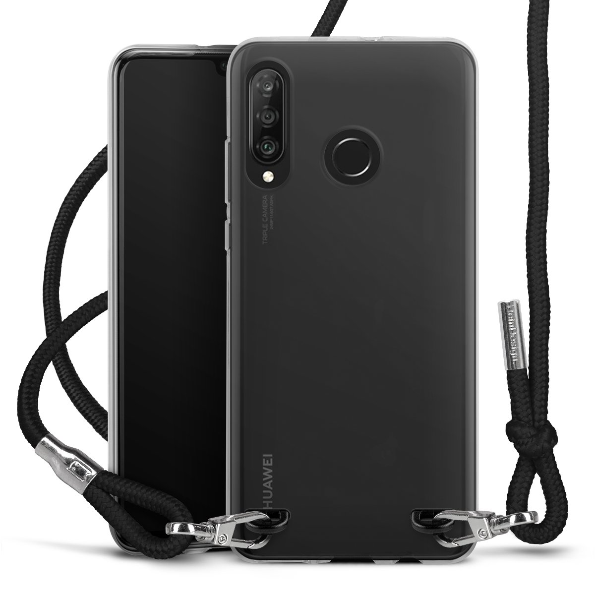 New Carry Case Transparent per Huawei P30 lite XL