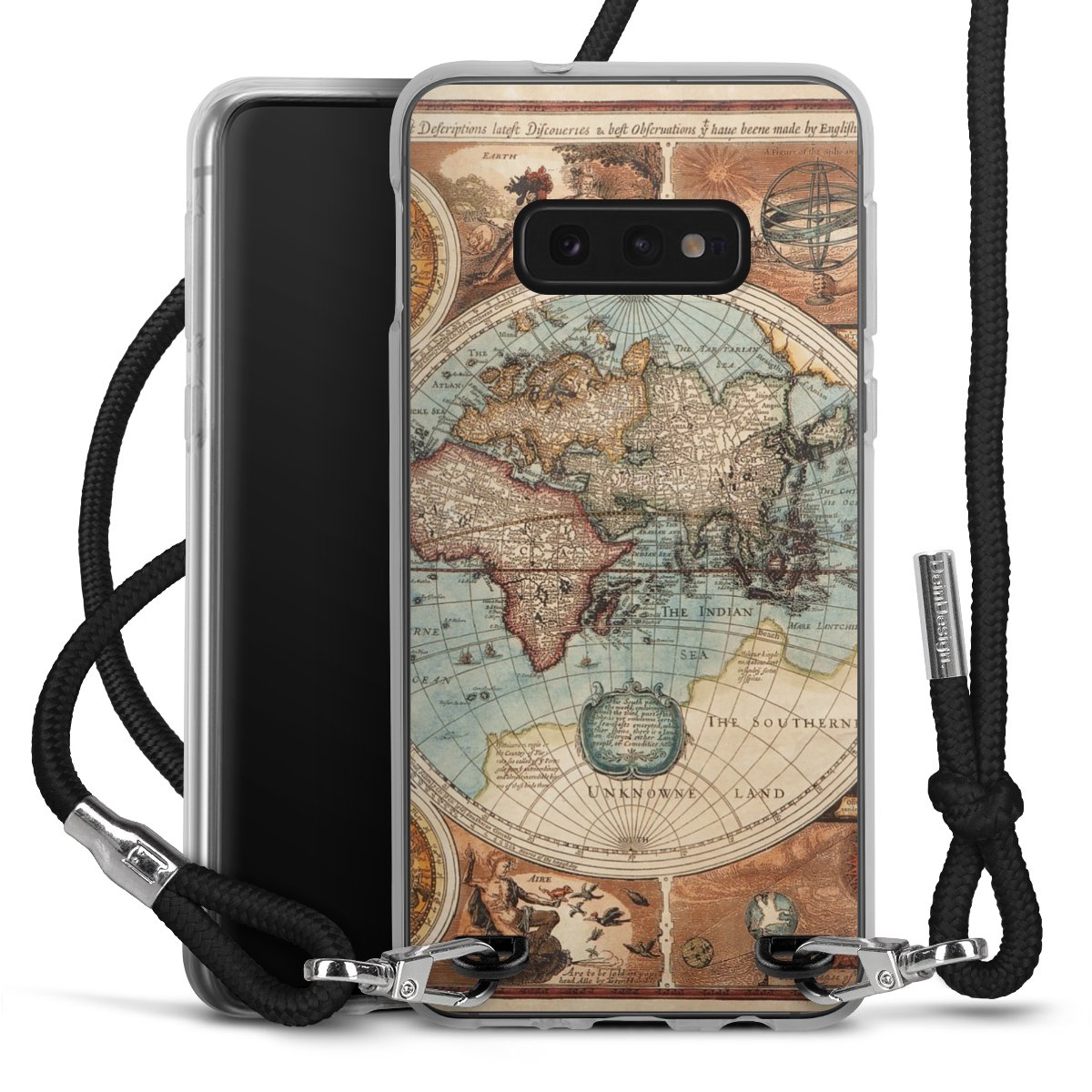 Mappa del mondo vintage
