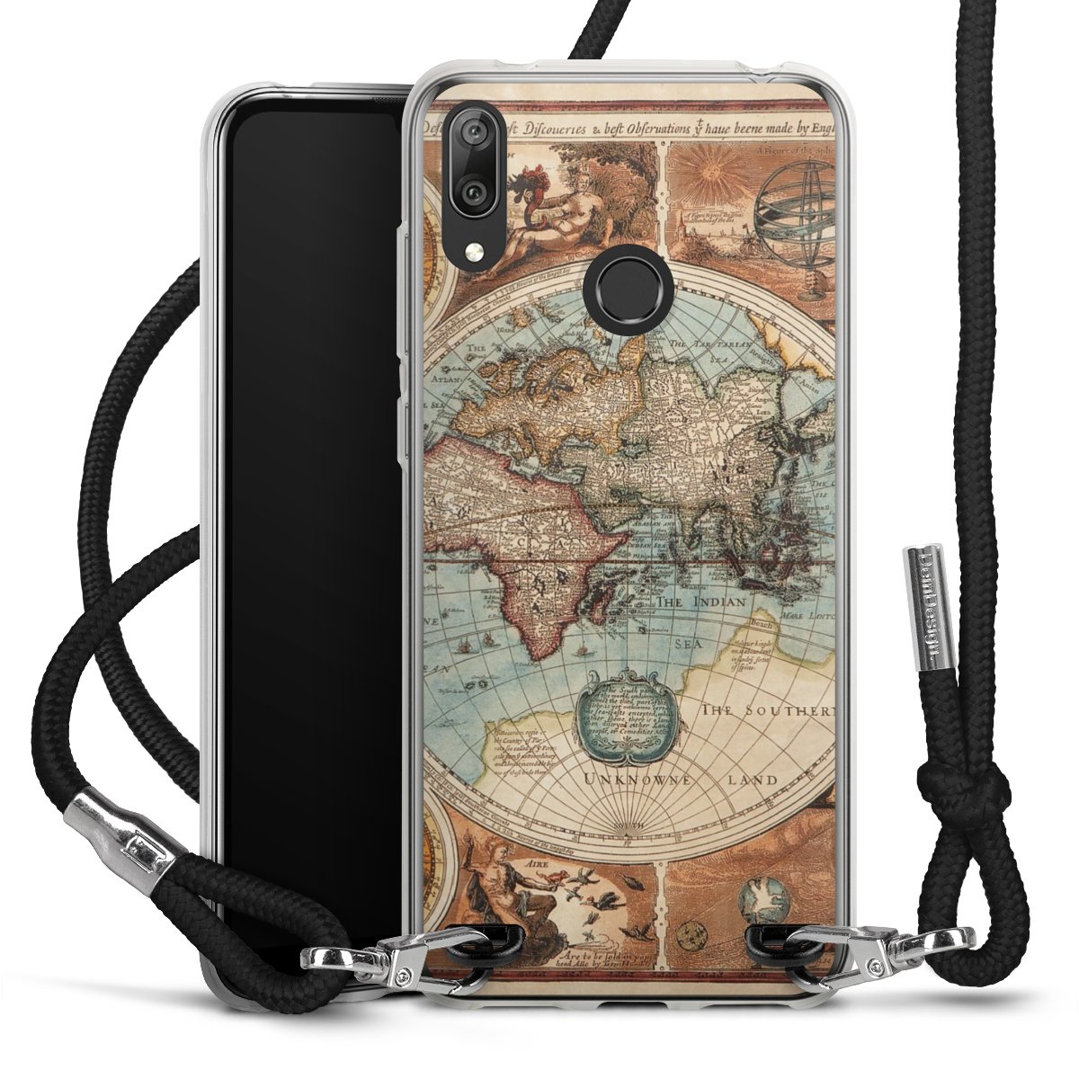 Mappa del mondo vintage
