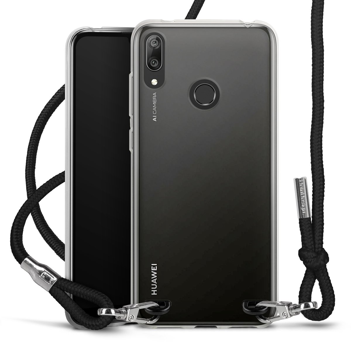 New Carry Case Transparent pour Huawei Y7 (2019)