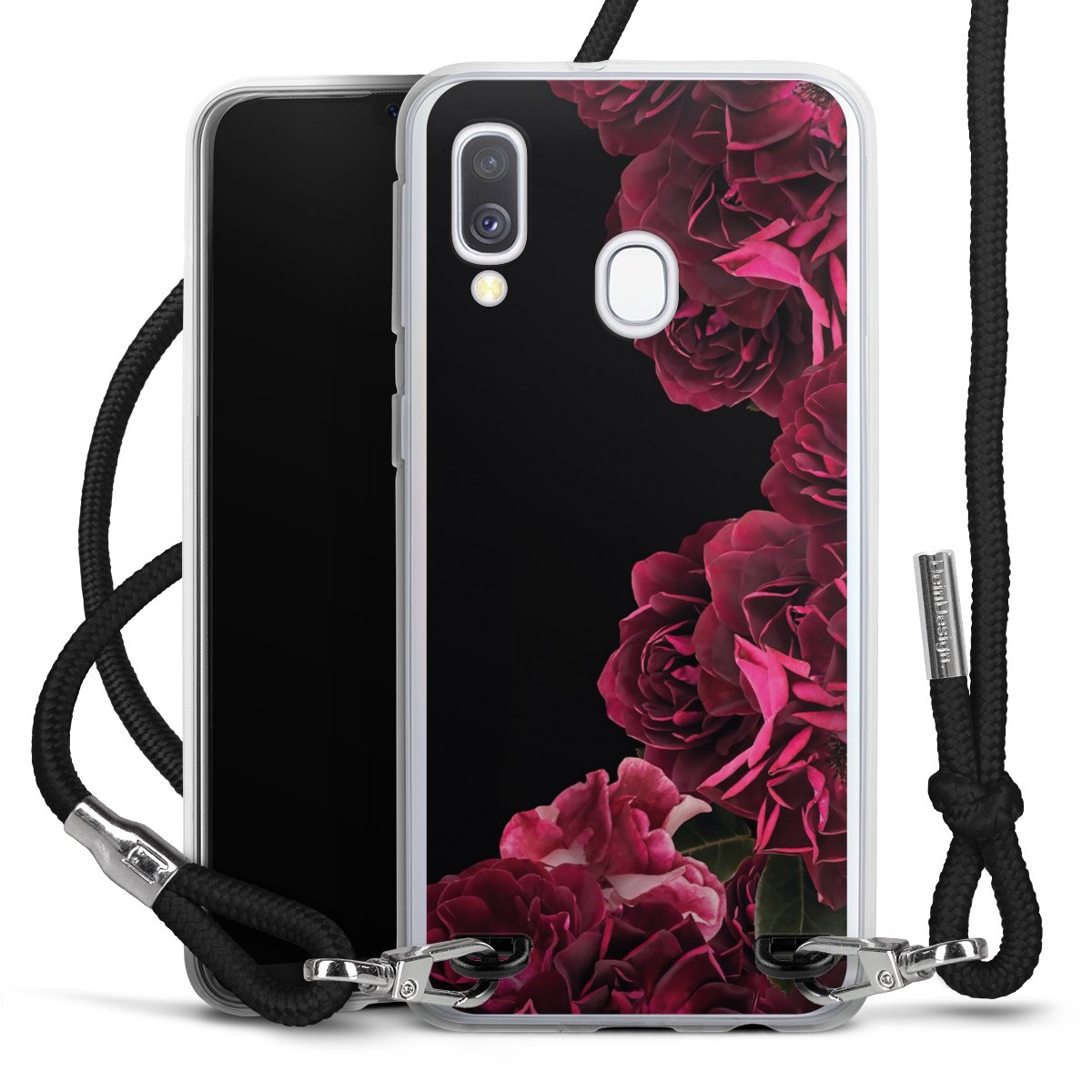 Rose vintage su nero