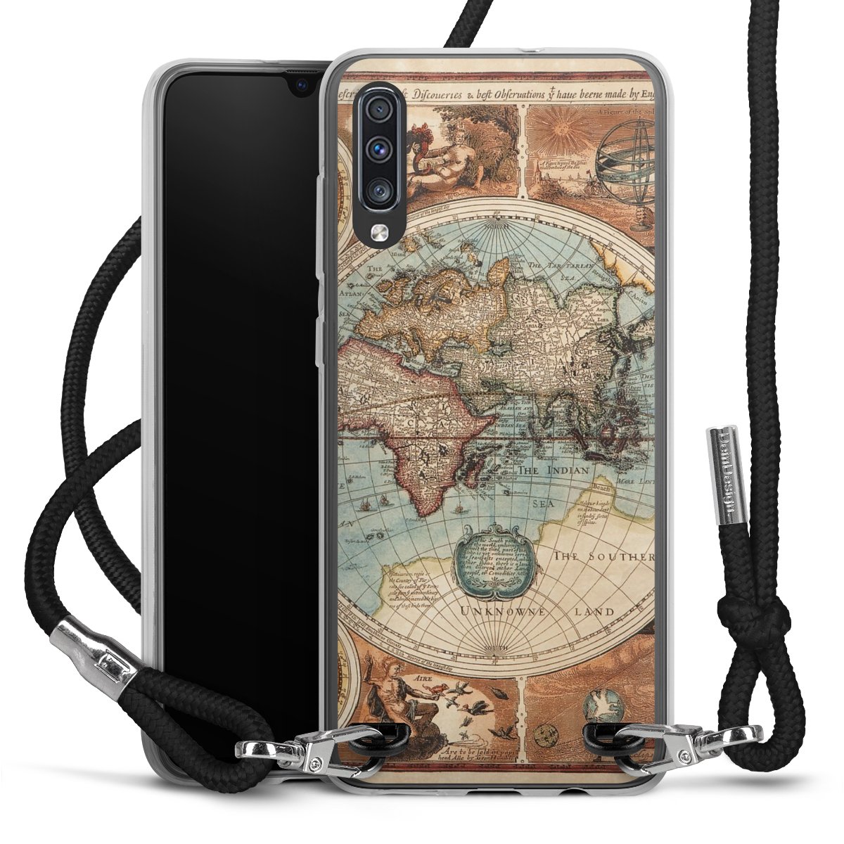 Mappa del mondo vintage