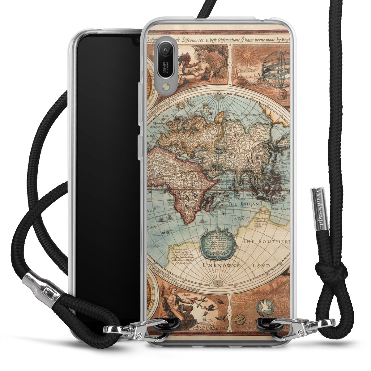 Mappa del mondo vintage