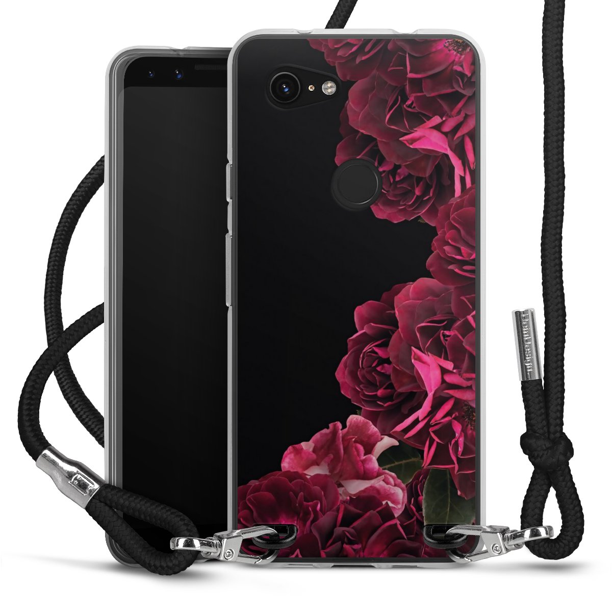 Rose vintage su nero