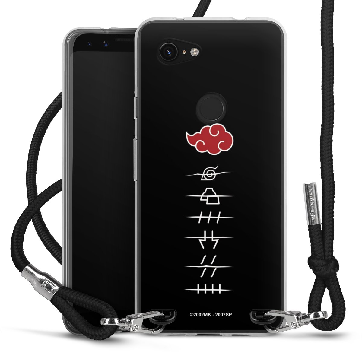 Symboles des membres de l'Akatsuki noirs