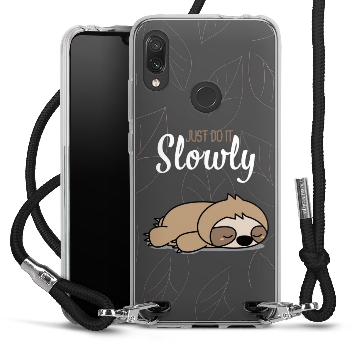 Just Do It Slowly Sloth Grey