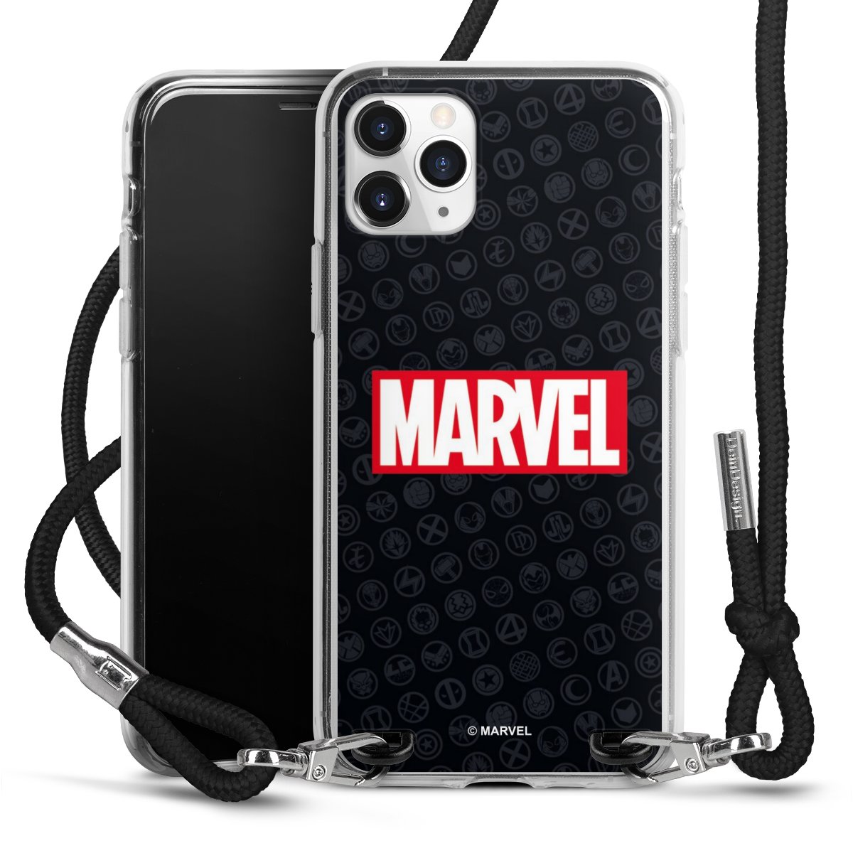 Marvel Logo Black Red 