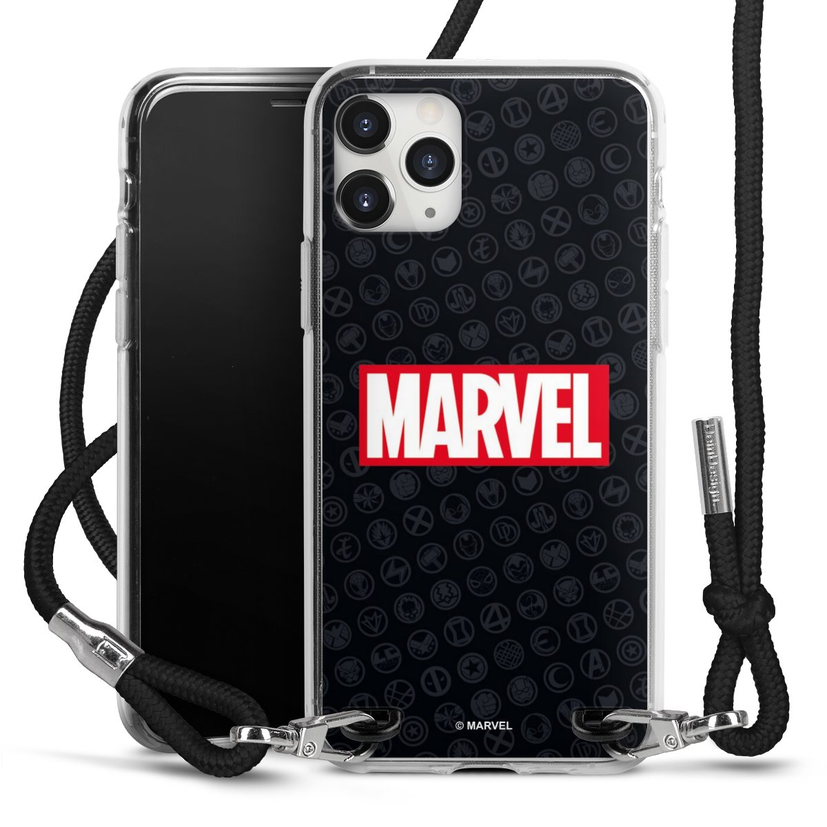 Marvel Logo Black Red 