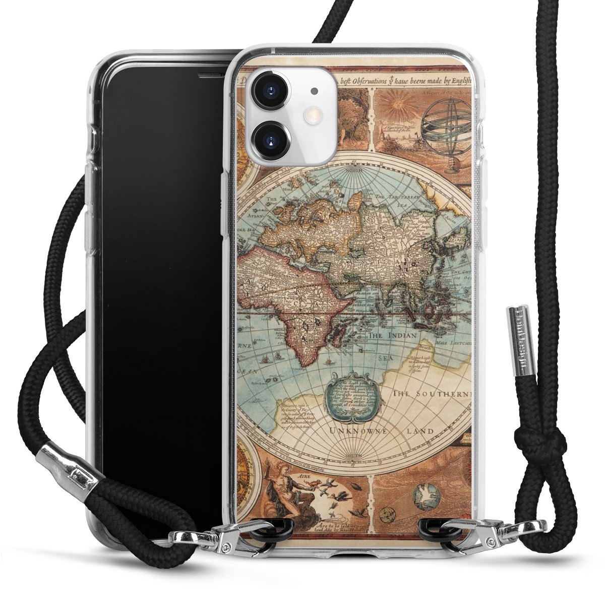 Mappa del mondo vintage