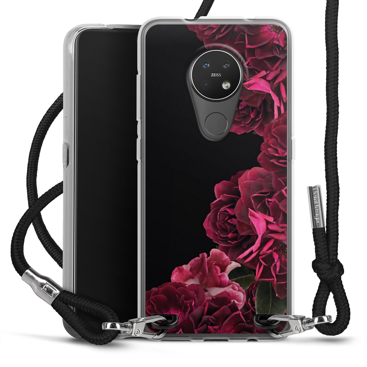Rose vintage su nero